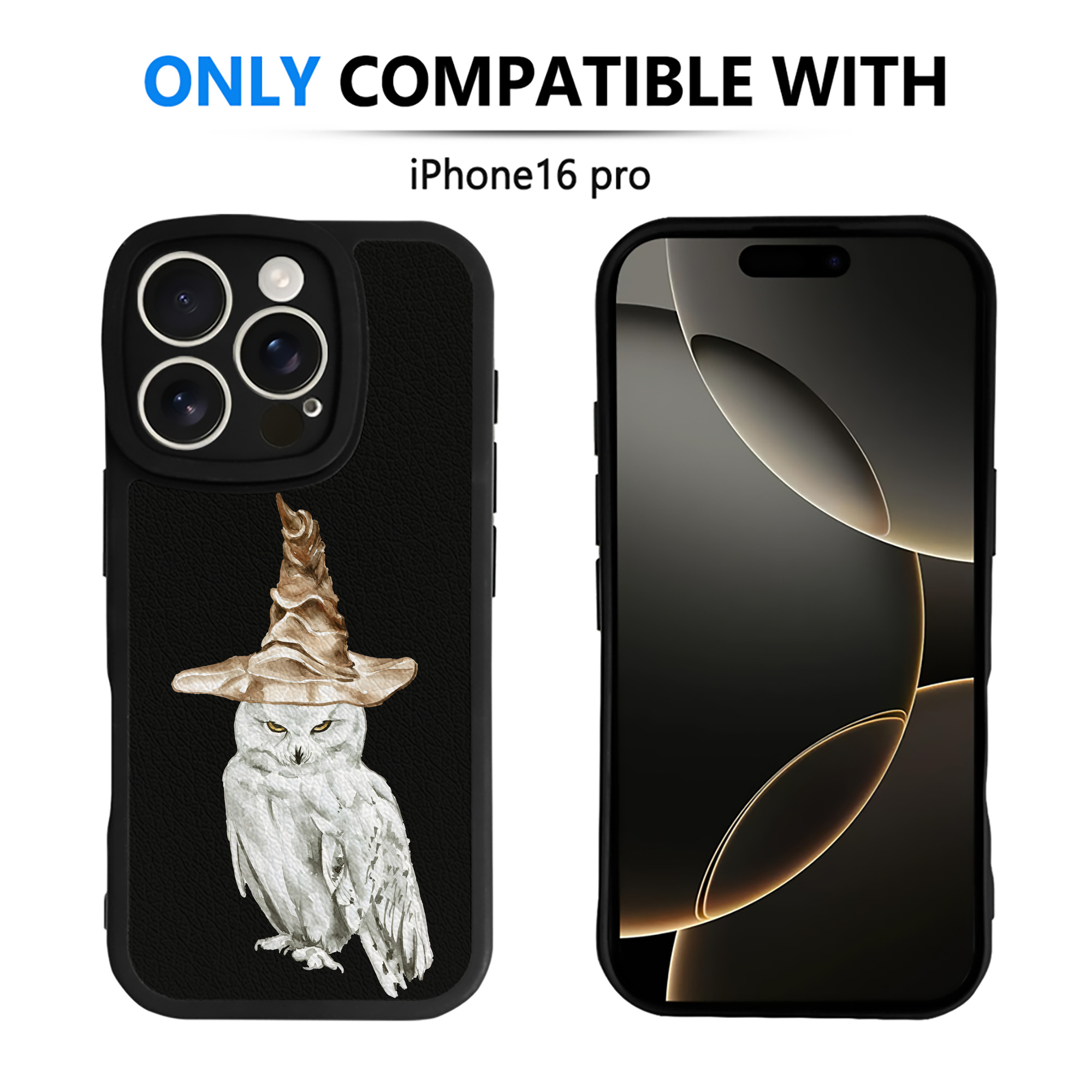 （画像用） Harry Potter ハリー・ポッターシリーズ 【iPhone 16シリーズ対応】シリコンスマホケース（レザー調） 材質：シリコン